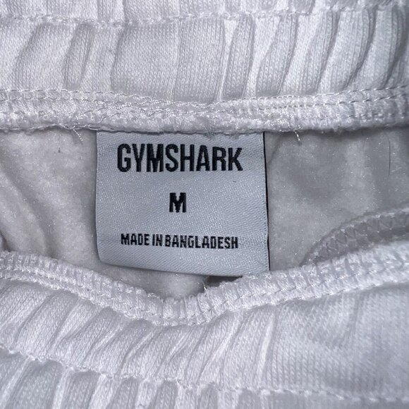 Gymshark Women's Training Sweat Shorts White Size M - Picture 6 of 7